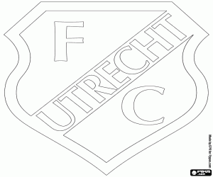 Coloriage Emblème du FC Utrecht