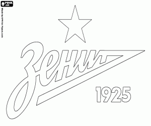 Coloriage Emblème du FC Zenit