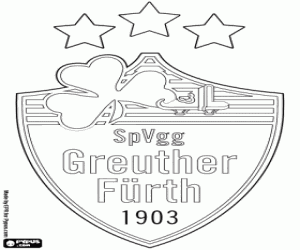 Coloriage Emblème du Greuther Fürth