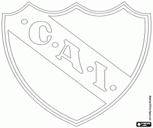 Coloriage Emblème du  Independiente de Avellaneda