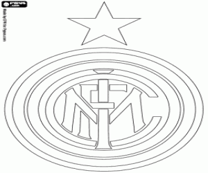 Coloriage Emblème du Inter de Milan