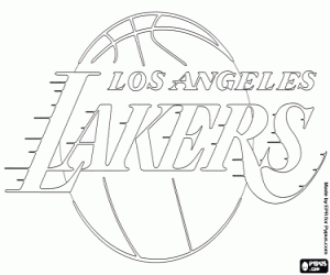 Coloriage Emblème des Lakers