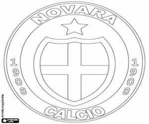 Coloriage Emblème du Novara Calcio