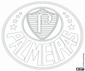 Coloriage Emblème du Palmeiras