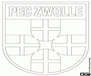 Coloriage Emblème du PEC Zwolle