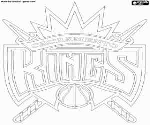Coloriage Emblème des Sacramento Kings