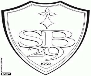 Coloriage Emblème du Stade brestois 29
