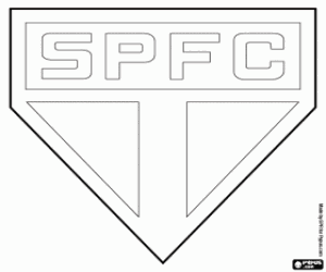 Coloriage Emblème du São Paulo FC