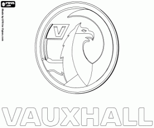 Coloriage Emblème Vauxhall Motors