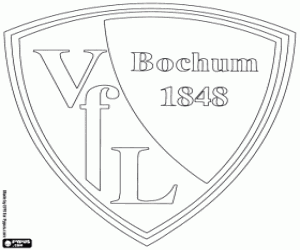 Coloriage Emblème du VfL Bochum
