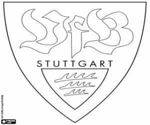 Coloriage Embèm de VfB Stuttgart