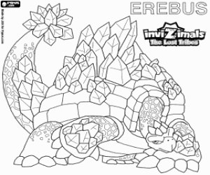 Coloriage Erebus, Invizimals The Lost Tribes