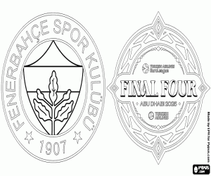 Coloriage Fenerbahçe BS, EuroLigue 2024-2025
