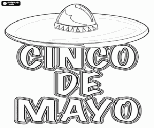 Coloriage Fiesta del Cinco de Mayo