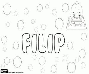 Coloriage Filip, vient de Philippos