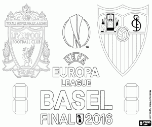 Coloriage Fin de l'Europe League 2015-2016