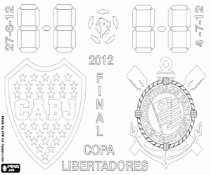 Coloriage Final Copa Libertadores 2012