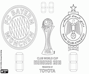 Coloriage Final de Coupe du monde des clubs FIFA 2013