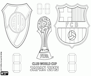 Coloriage Finale Coupe du monde des clubs FIFA 2015