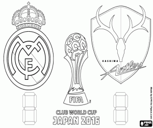 Coloriage Finale Coupe du monde des clubs FIFA 2016