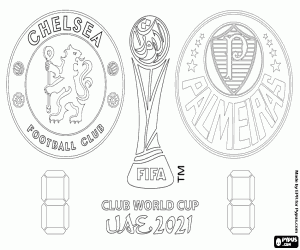Coloriage Finale Coupe du Monde des Clubs FIFA 2021