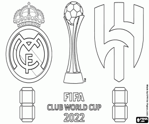 Coloriage Finale Coupe du Monde des Clubs FIFA 2022