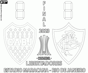 Coloriage Finale de la Copa Libertadores 2023