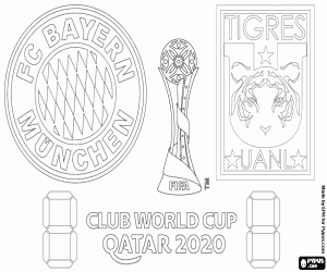 Coloriage Finale de la Coupe du Monde des Clubs fifa 2020