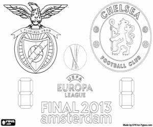 Coloriage Finale de l'Europe League 2012 – 2013