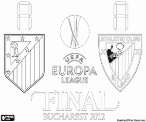 Coloriage Finale de l'UEFA Ligue Europa 2011-2012