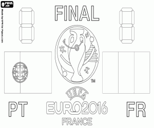 Coloriage Finale de l’UEFA Euro 2016