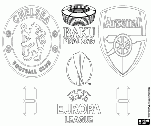 Coloriage Finale Europa Ligue 2018-2019