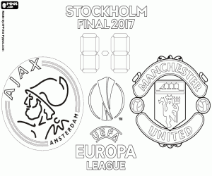 Coloriage Finale Europe League 2016-2017