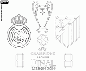 Coloriage Finale UEFA Champions League 2013-2014