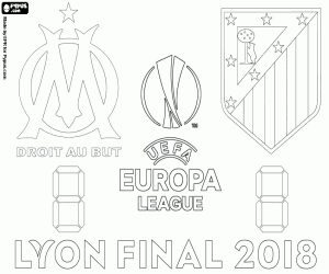 Coloriage Finale UEFA Europa League 2017-2018