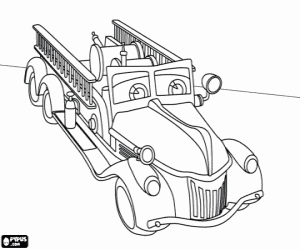 Coloriage Finley et le capitaine Parker