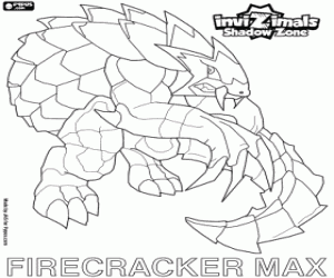 Coloriage Firecracker Max, Invizimals Shadow Zone