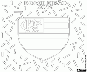 Coloriage Flamengo, Brasileirao 2019