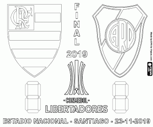 Coloriage Flamengo-River Libertadores 2019