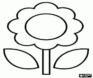 Coloriage Fleur simple