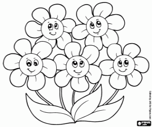 Coloriage Fleurs
