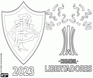 Coloriage Fluminense, champion de Libertadores 2023
