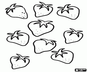 Coloriage Fraises