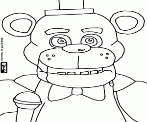 Coloriage Freddy, Five Nights at Freddy's