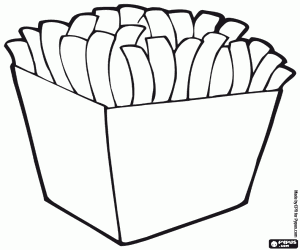Coloriage Frites