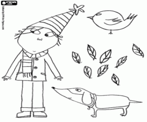 Coloriage Le frère de Lola est Charlie