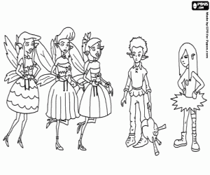 Coloriage Les fées des fleurs, Muddle Earth