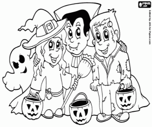 Coloriage Fête d'Halloween
