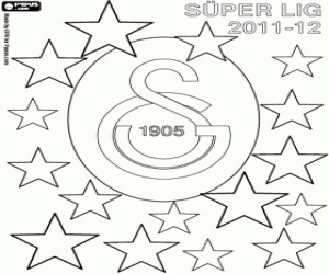 Coloriage Galatasaray, champion 2011-2012