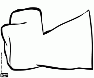 Coloriage Gant du plongeur